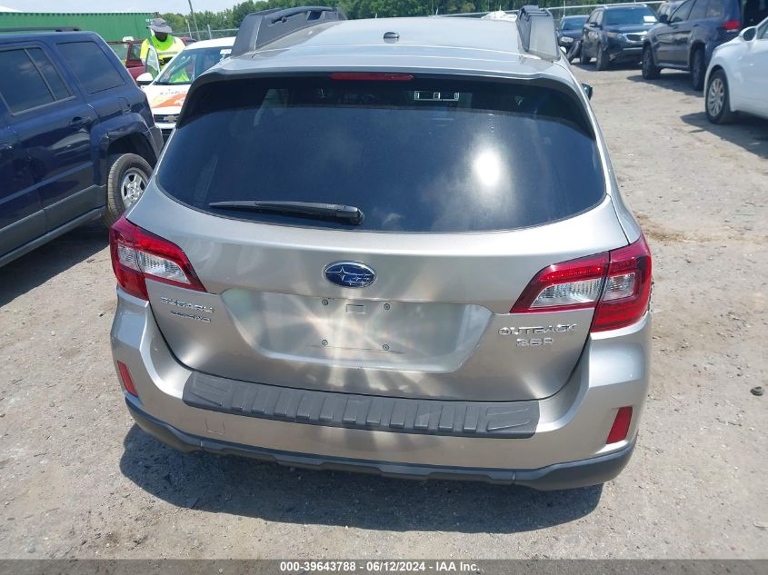 2015 Subaru Outback 3.6R Limited VIN: 4S4BSENC6F3353865 Lot: 39643788