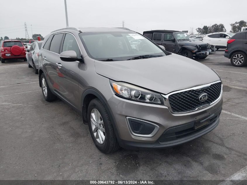 2016 KIA SORENTO LX/L - 5XYPG4A37GG140383