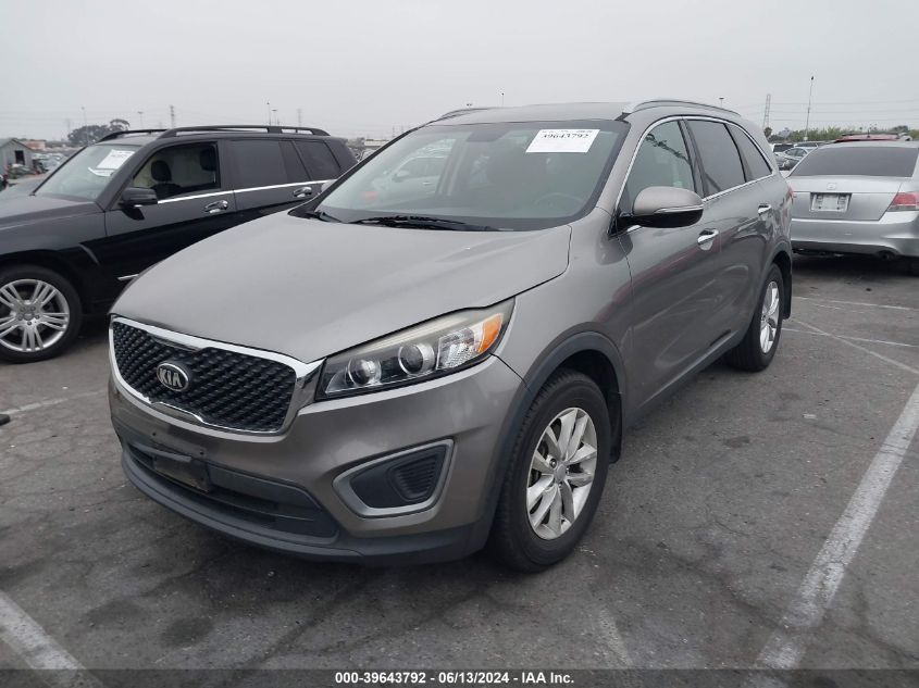 2016 Kia Sorento 2.4L Lx VIN: 5XYPG4A37GG140383 Lot: 39643792