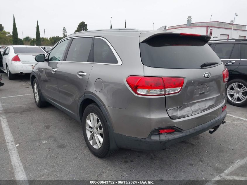 2016 KIA SORENTO LX/L - 5XYPG4A37GG140383