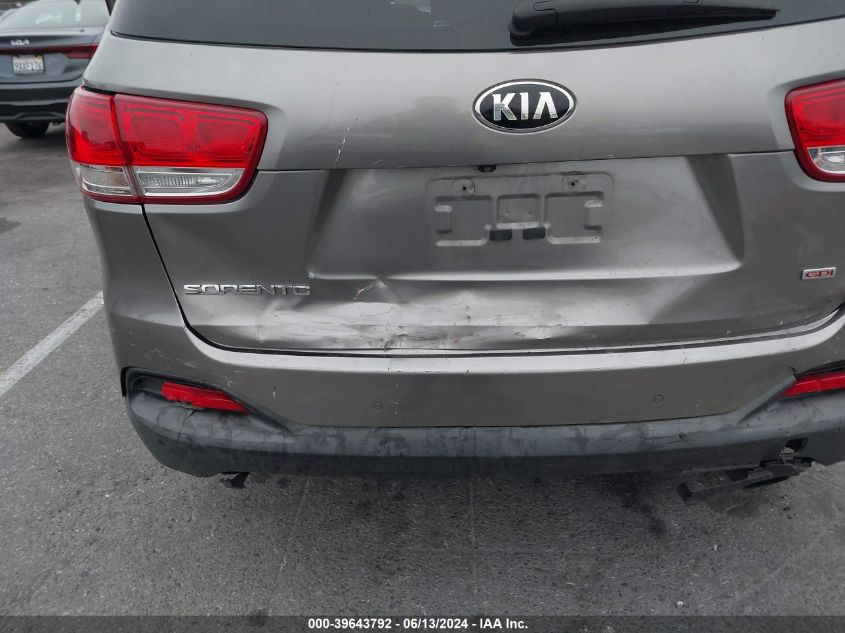 2016 KIA SORENTO LX/L - 5XYPG4A37GG140383