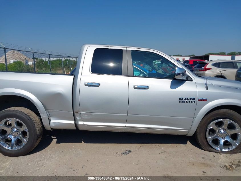 2017 Ram 1500 Laramie Quad Cab 4X2 6'4 Box VIN: 1C6RR6JT0HS512793 Lot: 39643842