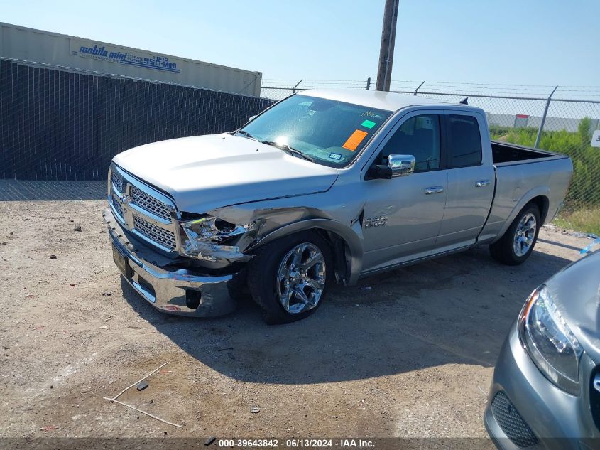 2017 Ram 1500 Laramie Quad Cab 4X2 6'4 Box VIN: 1C6RR6JT0HS512793 Lot: 39643842