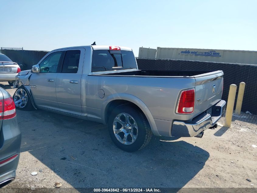 2017 Ram 1500 Laramie Quad Cab 4X2 6'4 Box VIN: 1C6RR6JT0HS512793 Lot: 39643842