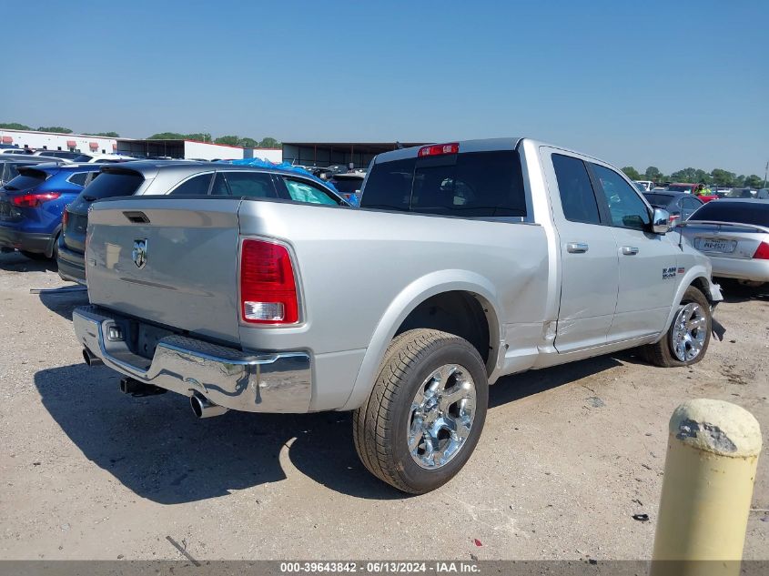 2017 Ram 1500 Laramie Quad Cab 4X2 6'4 Box VIN: 1C6RR6JT0HS512793 Lot: 39643842