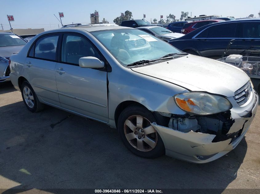 2004 Toyota Corolla Le VIN: 1NXBR38E14Z302214 Lot: 39643846