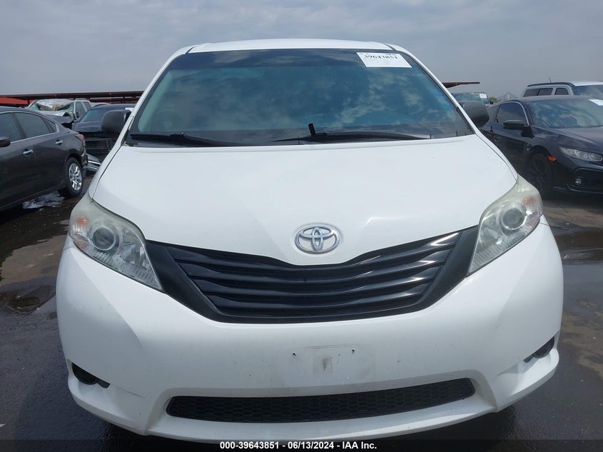 2017 Toyota Sienna L 7 Passenger VIN: 5TDZZ3DC6HS802824 Lot: 39643851
