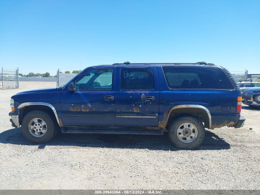 2002 Chevrolet Suburban 1500 Ls VIN: 3GNFK16Z02G206392 Lot: 39643864