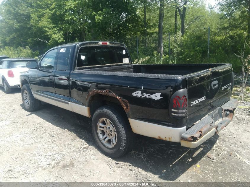 2003 Dodge Dakota Slt VIN: 1D7HG42N43S204815 Lot: 39643870