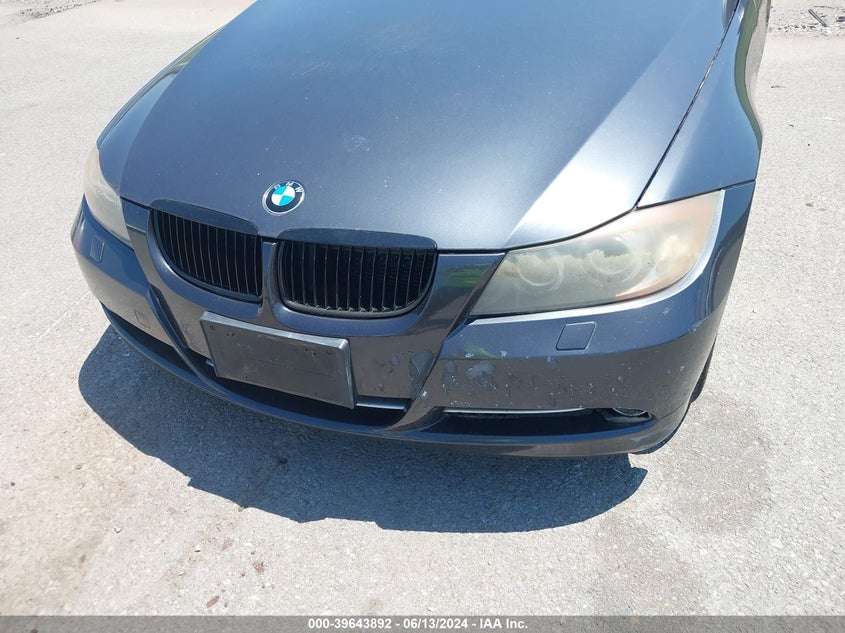 2007 BMW 335 VIN: WBAVB73527PA86087 Lot: 39643892