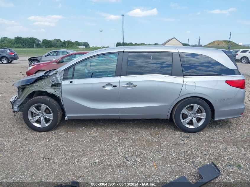 2019 Honda Odyssey Ex VIN: 5FNRL6H50KB058048 Lot: 39643901