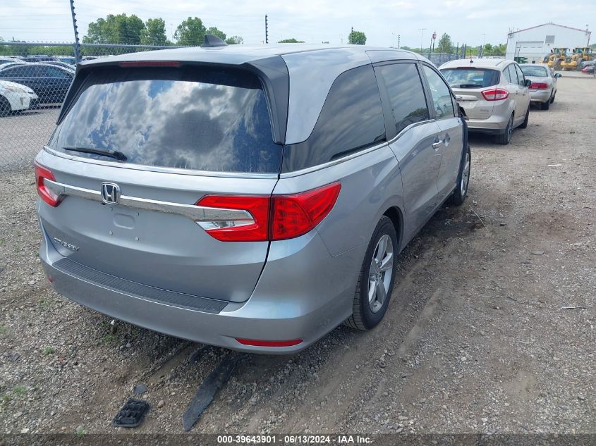 2019 Honda Odyssey Ex VIN: 5FNRL6H50KB058048 Lot: 39643901