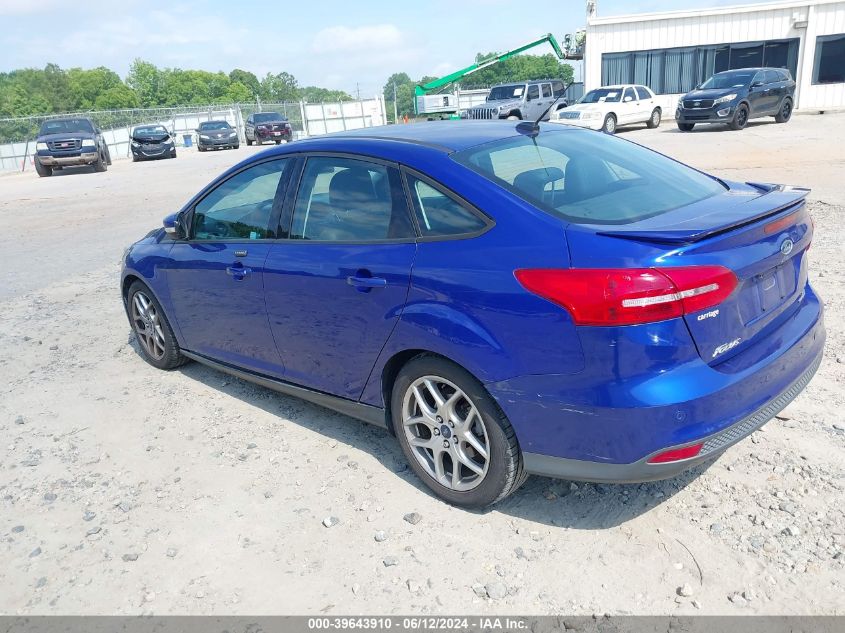 2015 Ford Focus Se VIN: 1FADP3F25FL333198 Lot: 39643910