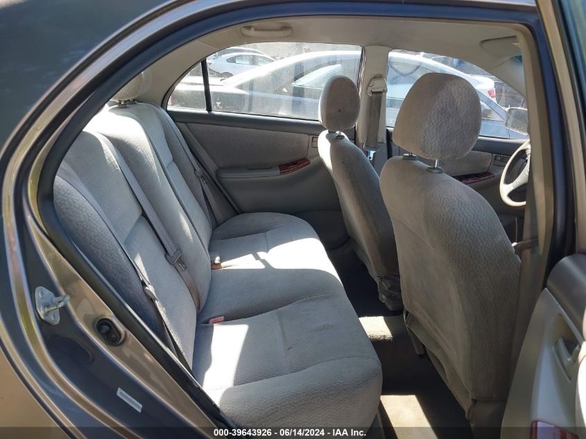 2003 Toyota Corolla Le VIN: 1NXBR32E03Z151891 Lot: 39643926