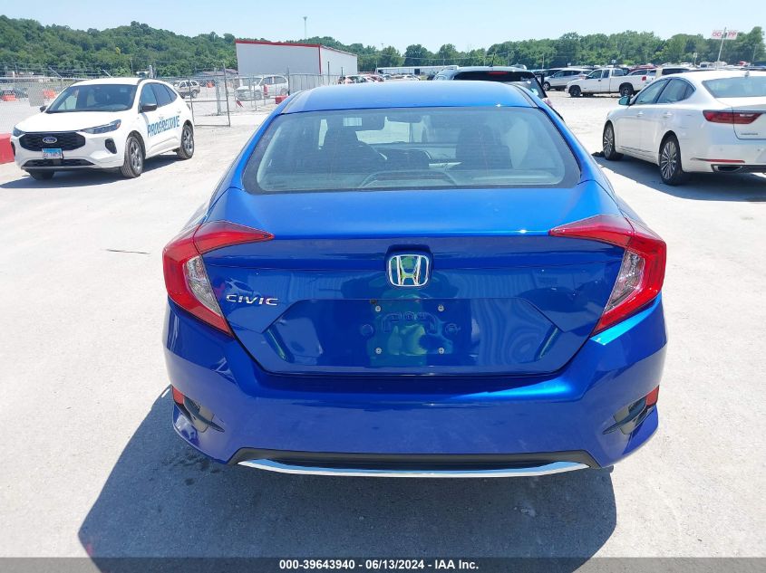 2020 Honda Civic Lx VIN: 19XFC2F68LE008366 Lot: 39643940