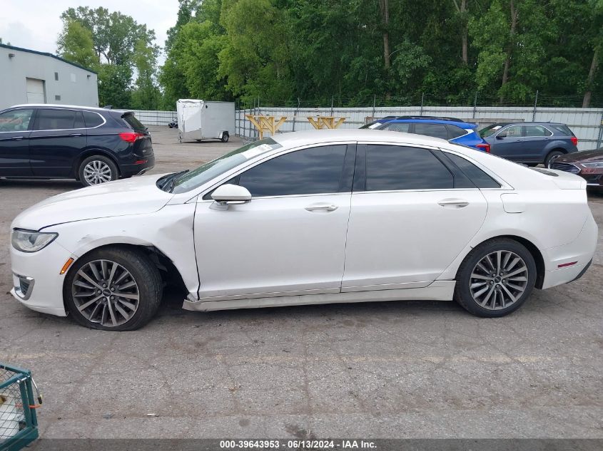 2017 Lincoln Mkz Select VIN: 3LN6L5D93HR608156 Lot: 39643953