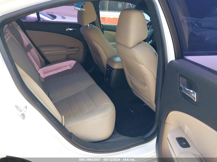 2013 Dodge Charger Se VIN: 2C3CDXBG0DH637013 Lot: 39643957