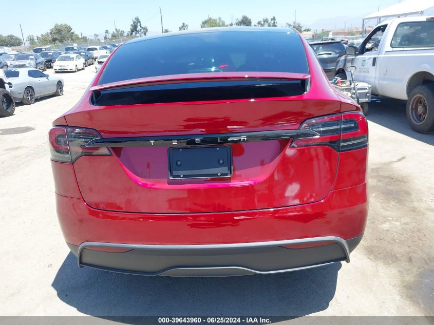 2023 Tesla Model X VIN: 7SAXCDE57PF424081 Lot: 39643960