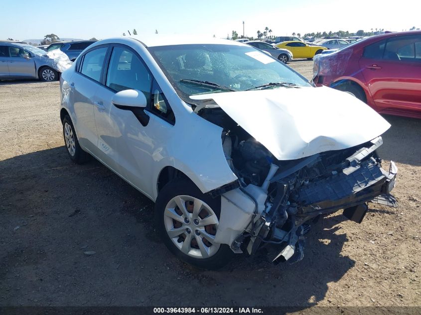 2015 Kia Rio Lx VIN: KNADM4A36F6458070 Lot: 39643984