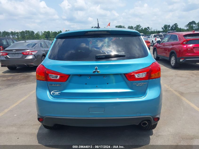 2014 Mitsubishi Outlander Sport Se VIN: 4A4AP4AU8EE001957 Lot: 39644013