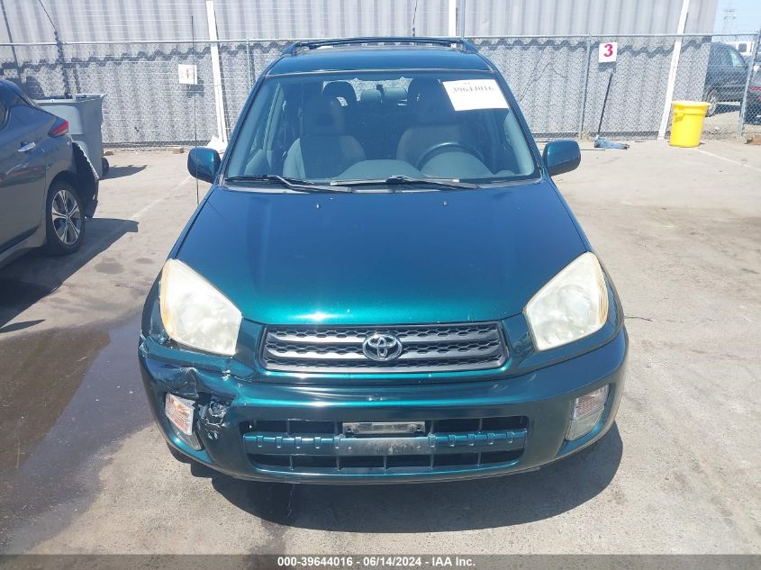 2002 Toyota Rav4 VIN: JTEGH20V520078576 Lot: 39644016