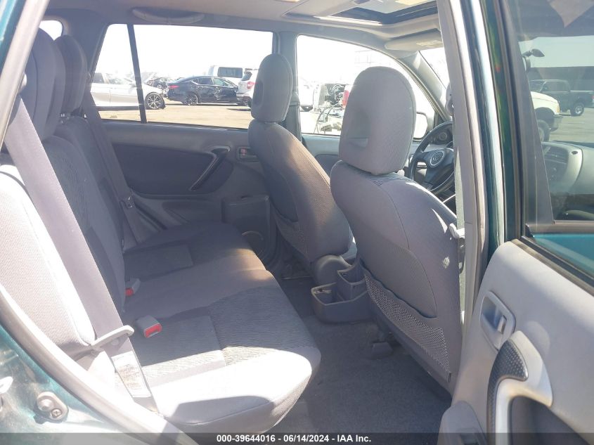 2002 Toyota Rav4 VIN: JTEGH20V520078576 Lot: 39644016