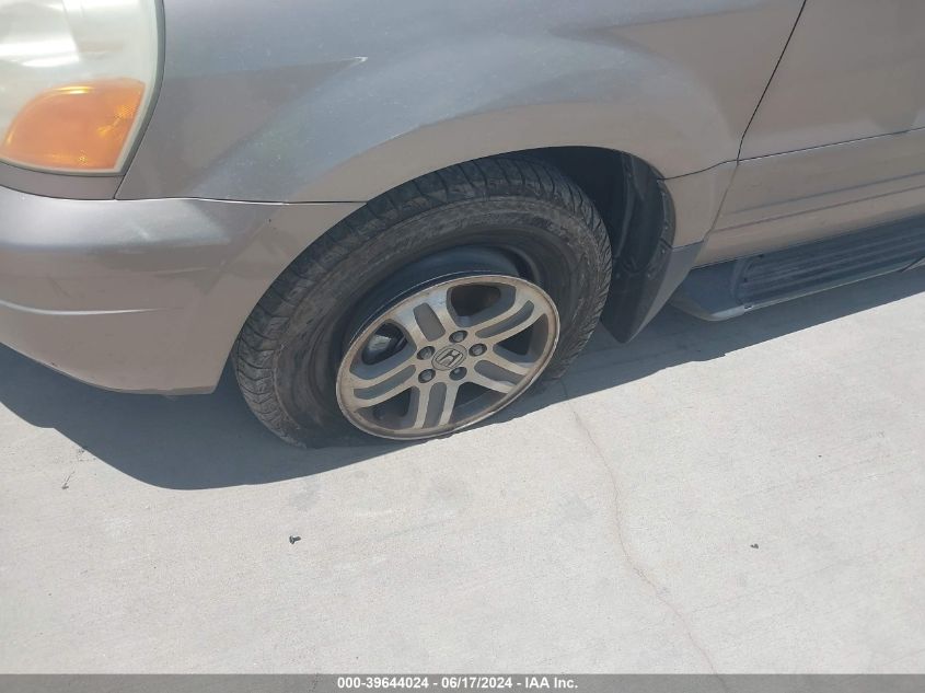 2004 Honda Pilot Ex-L VIN: 2HKYF18654H620237 Lot: 39644024