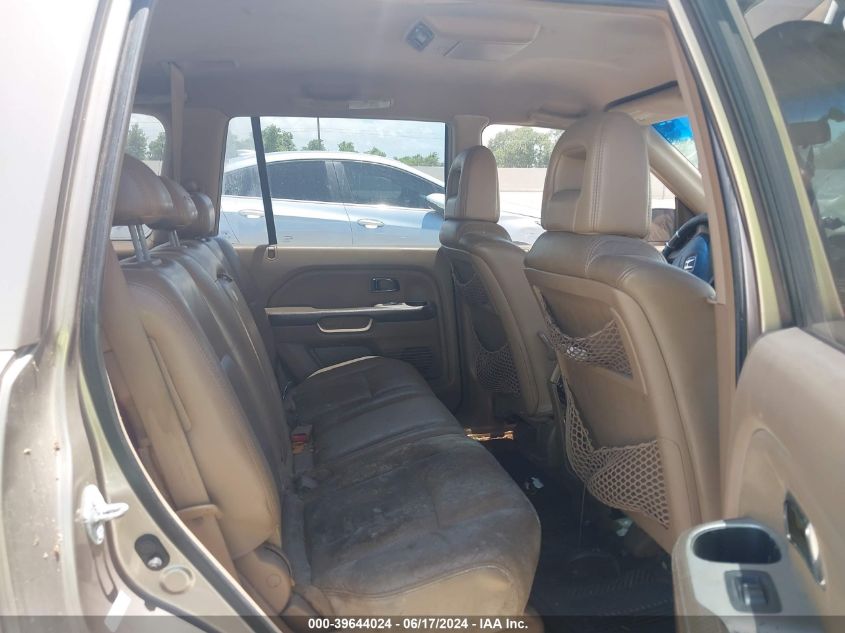 2004 Honda Pilot Ex-L VIN: 2HKYF18654H620237 Lot: 39644024