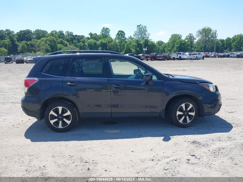 2018 Subaru Forester 2.5I Limited VIN: JF2SJARC8JH485873 Lot: 39644029