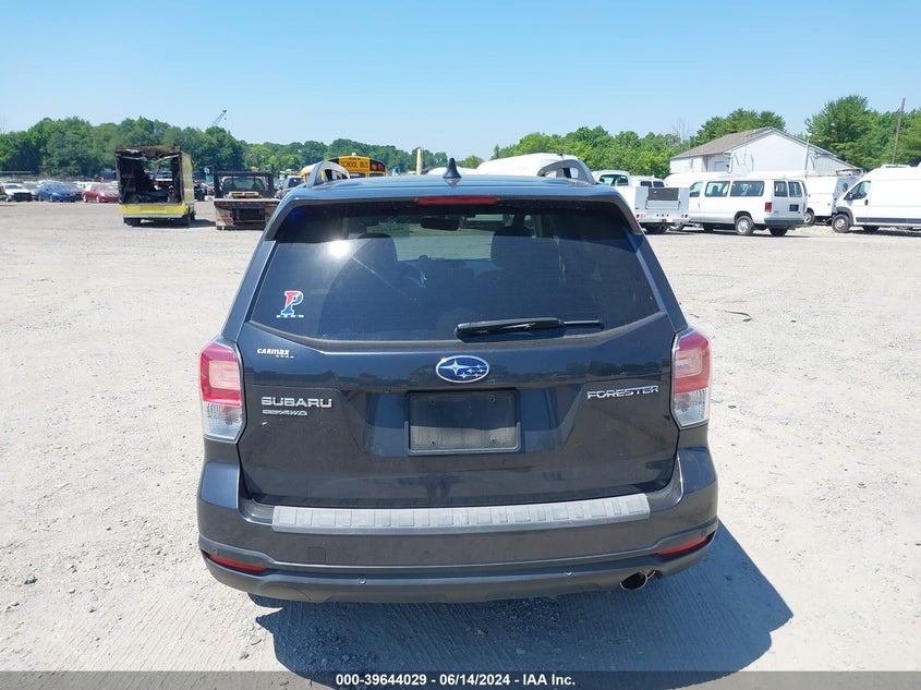 2018 Subaru Forester 2.5I Limited VIN: JF2SJARC8JH485873 Lot: 39644029