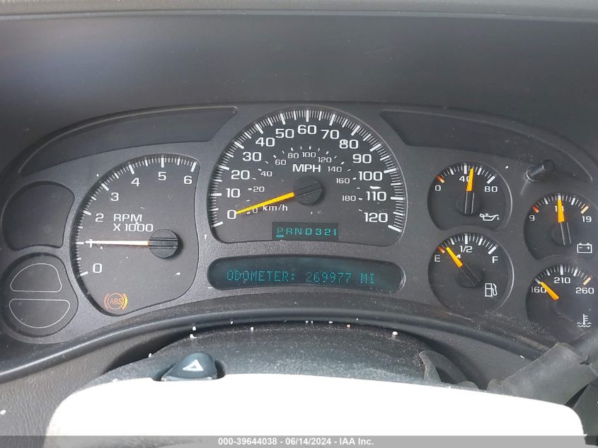 2003 Chevrolet Tahoe Lt VIN: 1GNEC13Z73R102884 Lot: 39644038