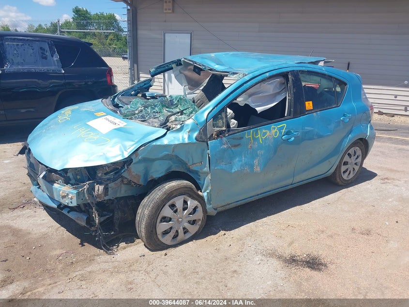 2012 Toyota Prius C Two VIN: JTDKDTB33C1026659 Lot: 39644087