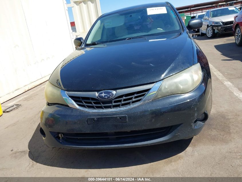 2008 Subaru Impreza 2.5I VIN: JF1GE61688H502098 Lot: 39644101