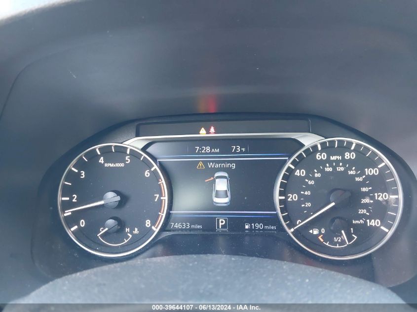 2022 Nissan Altima Sv Fwd VIN: 1N4BL4DVXNN383233 Lot: 39644107