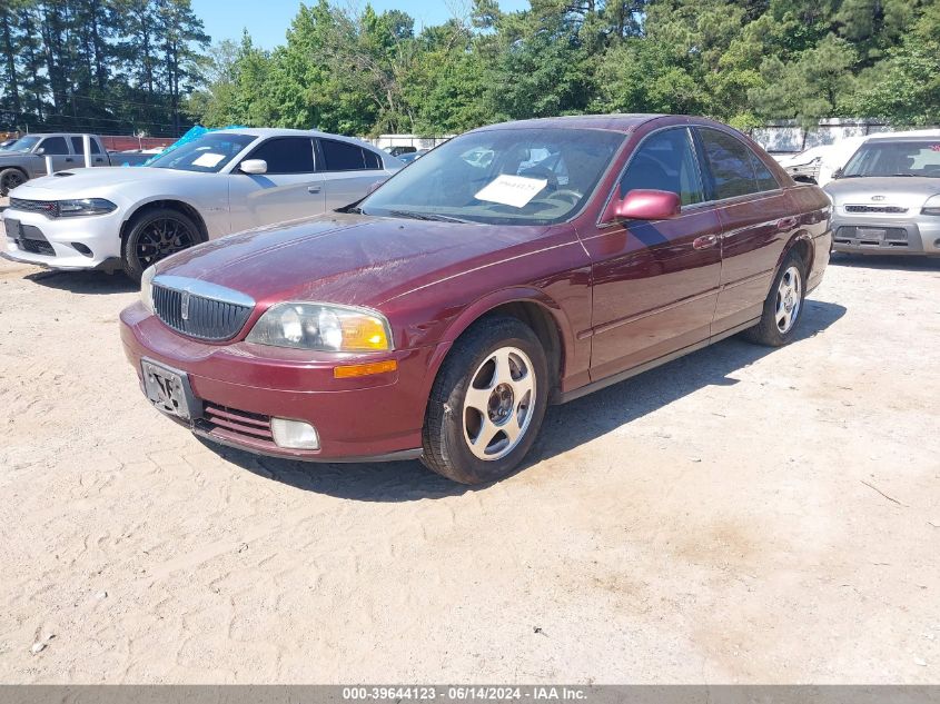 2002 Lincoln Ls V8 Auto VIN: 1LNHM87A92Y701155 Lot: 39644123