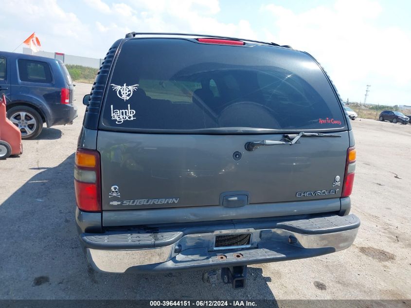 2002 Chevrolet Suburban 1500 Ls VIN: 3GNEC16Z12G320636 Lot: 39644151