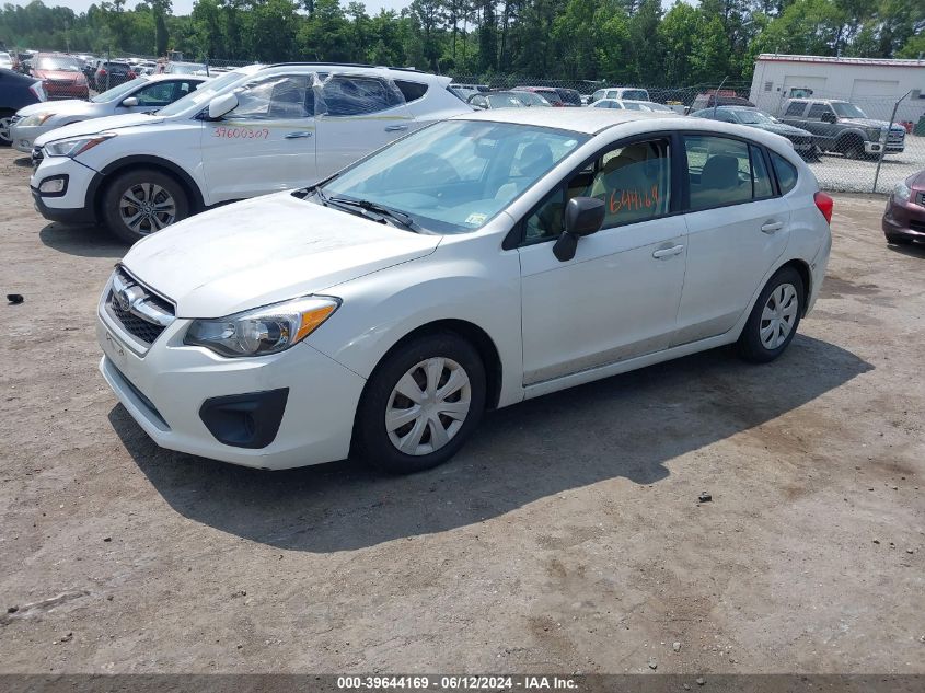 2012 Subaru Impreza 2.0I VIN: JF1GPAA64CH242255 Lot: 39644169