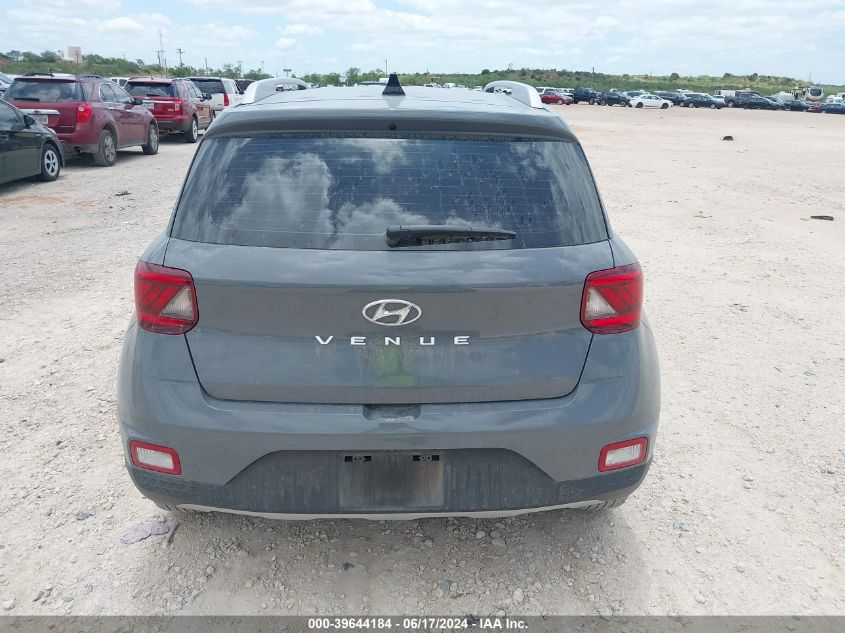 2021 Hyundai Venue Sel VIN: KMHRC8A37MU089677 Lot: 39644184
