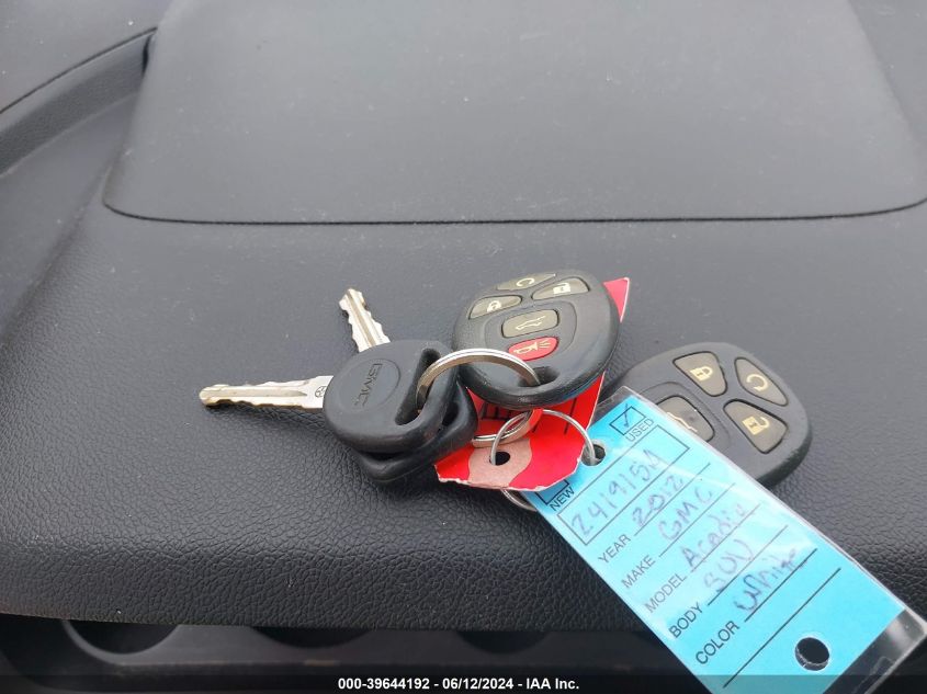 2012 GMC Acadia Denali VIN: 1GKKRTED0CJ400834 Lot: 39644192