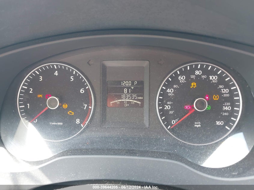 2014 Volkswagen Jetta 1.8T Se VIN: 3VWD17AJ4EM274947 Lot: 39644205