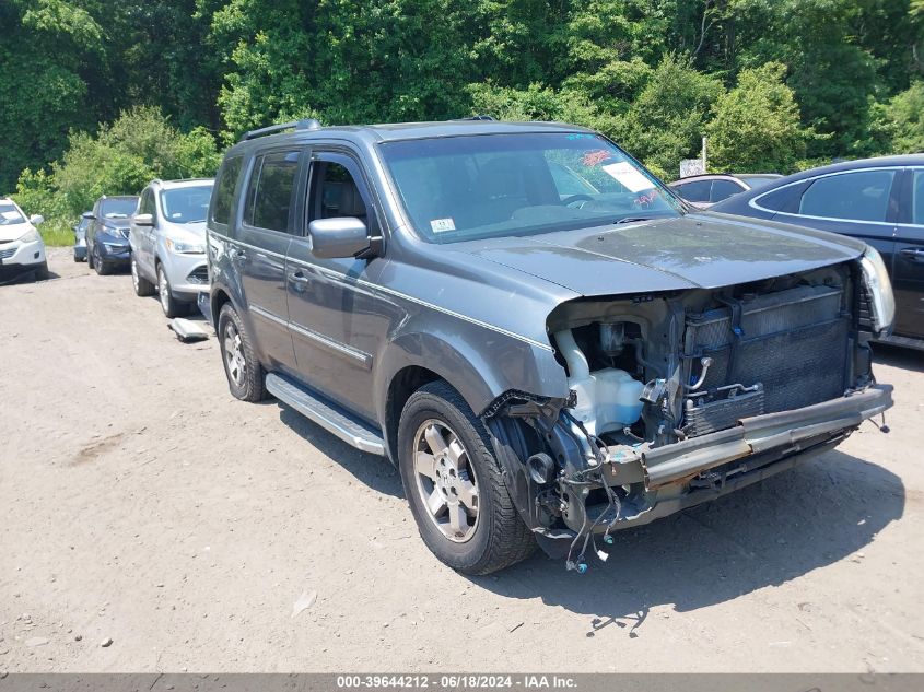 2010 Honda Pilot Touring VIN: 5FNYF4H92AB008583 Lot: 39644212