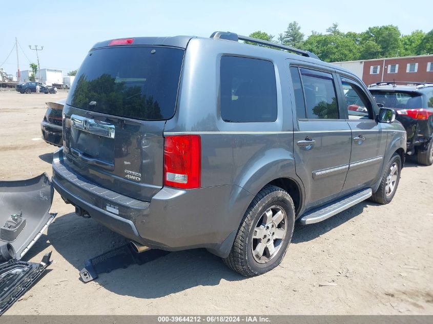 2010 Honda Pilot Touring VIN: 5FNYF4H92AB008583 Lot: 39644212