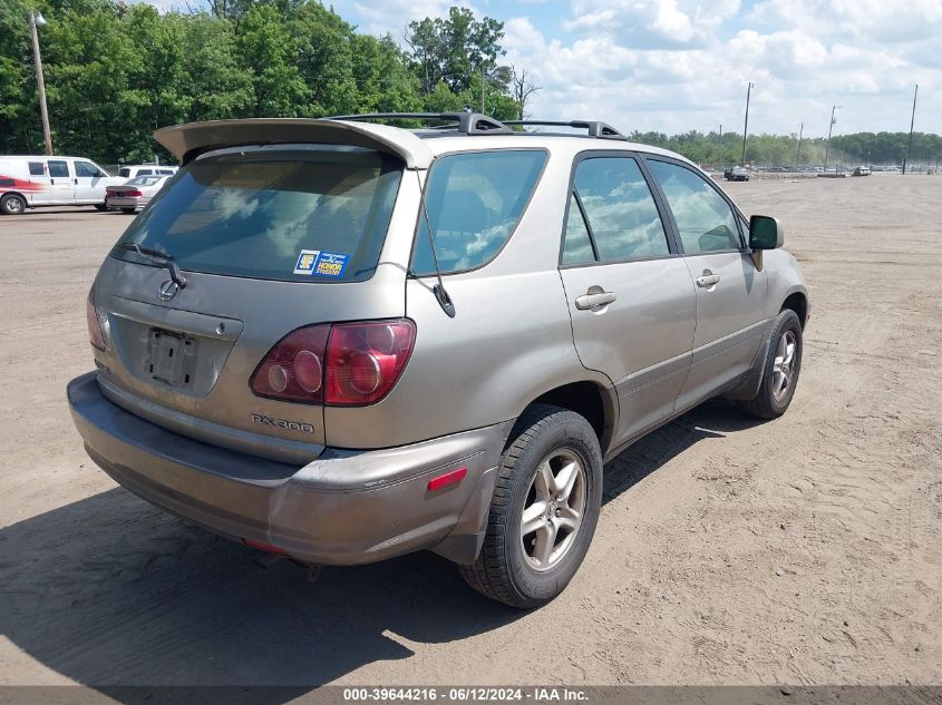 2000 Lexus Rx 300 VIN: JT6HF10U1Y0158411 Lot: 39644216