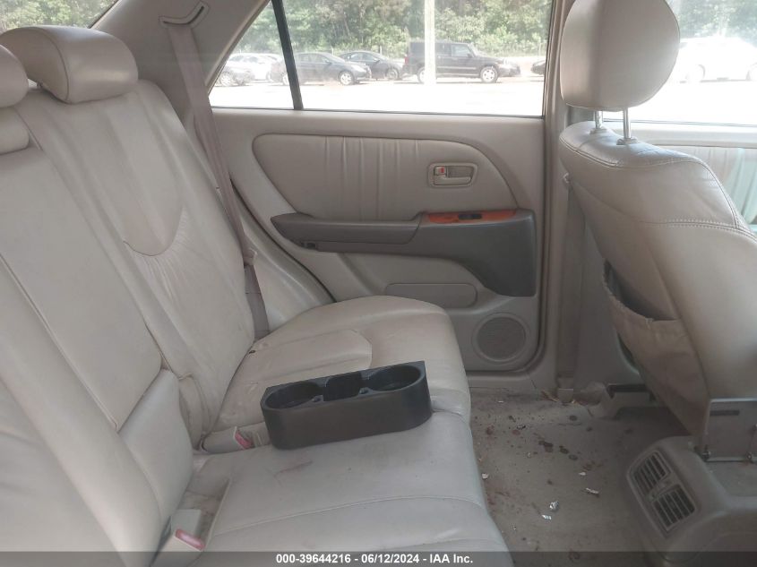 2000 Lexus Rx 300 VIN: JT6HF10U1Y0158411 Lot: 39644216