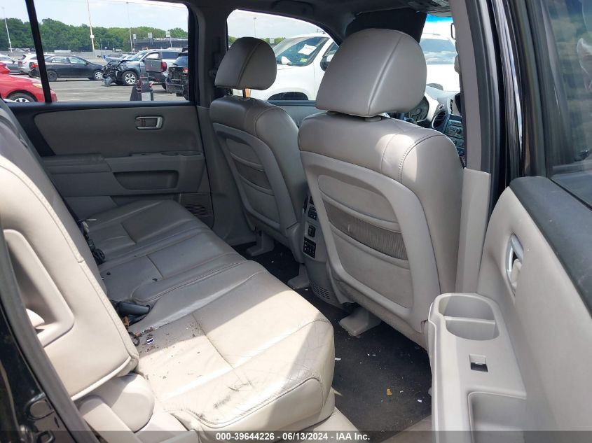 2010 Honda Pilot Ex-L VIN: 5FNYF4H62AB025275 Lot: 39644226