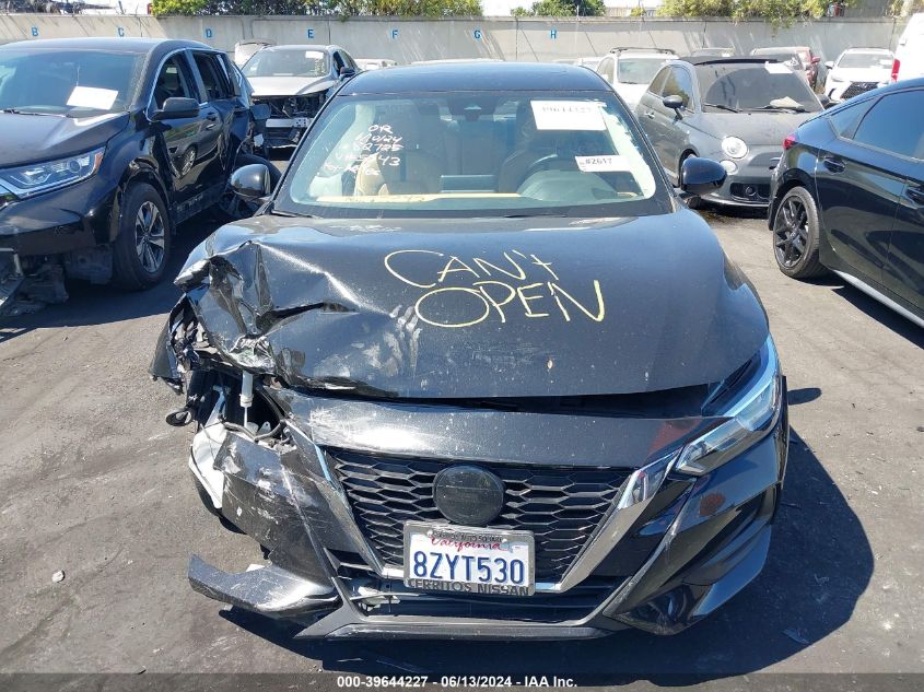 2022 Nissan Sentra Sv Xtronic Cvt VIN: 3N1AB8CV7NY225343 Lot: 39644227