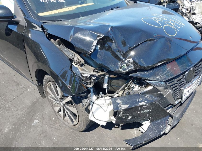 2022 Nissan Sentra Sv Xtronic Cvt VIN: 3N1AB8CV7NY225343 Lot: 39644227