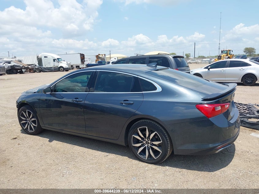 2021 Chevrolet Malibu Fwd Rs VIN: 1G1ZG5ST8MF014845 Lot: 39644239