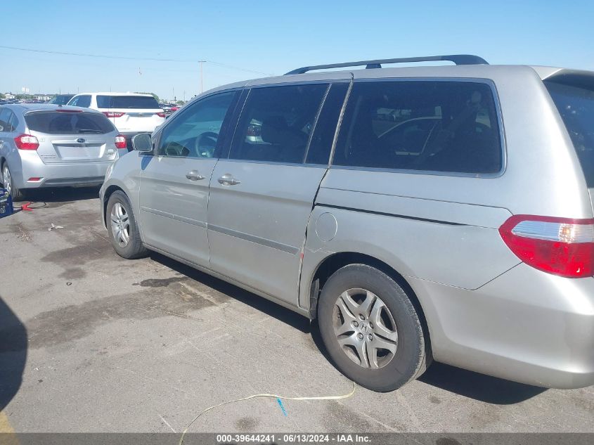 2007 Honda Odyssey Ex VIN: 5FNRL38417B458522 Lot: 39644241