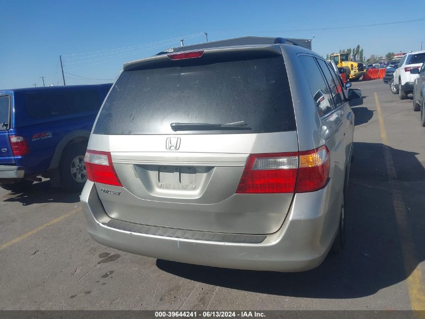 2007 Honda Odyssey Ex VIN: 5FNRL38417B458522 Lot: 39644241